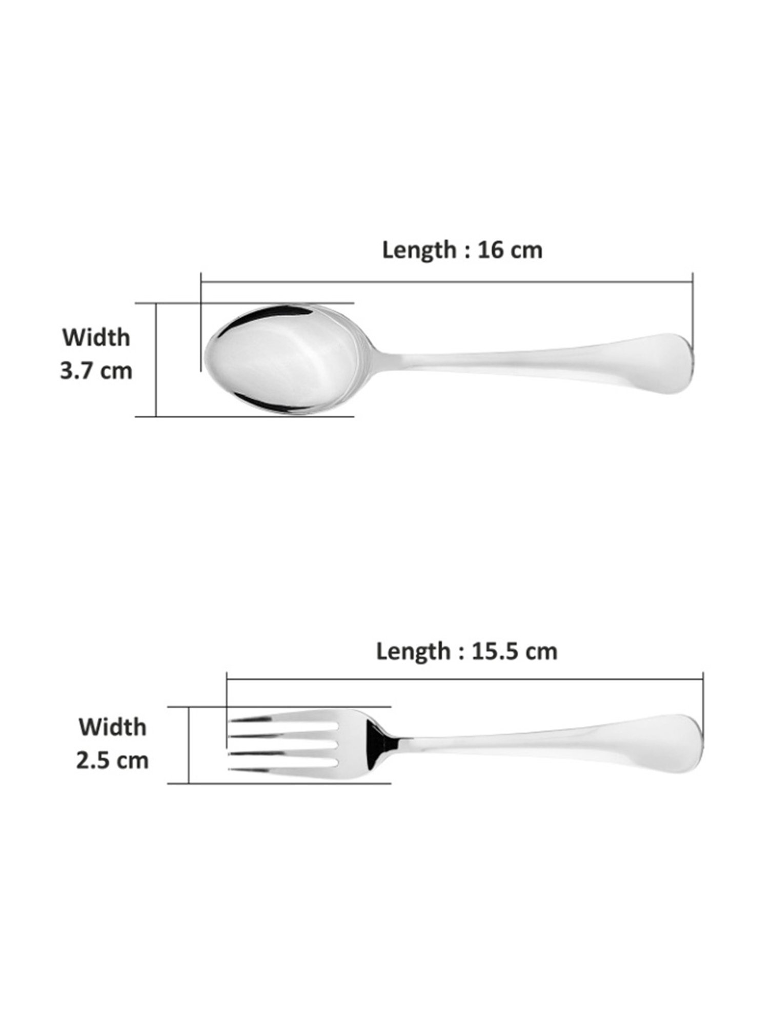 Westside Home Brown Copper Tea Spoons (Set of 4)