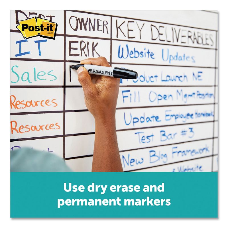 Post-it Flex Write Surface, 96 x 48, White FWS8X4