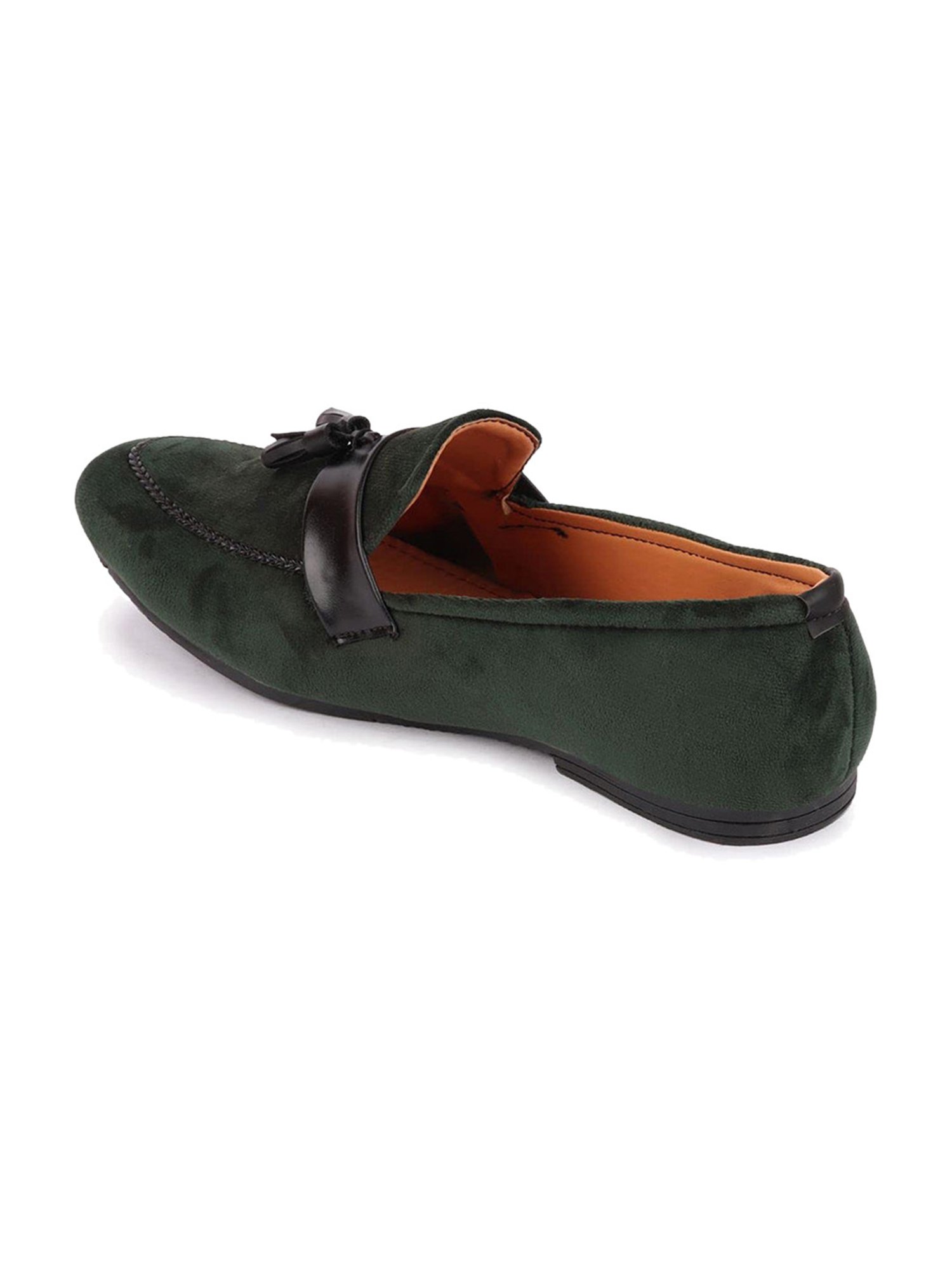 Fausto Men's Mehandi Casual Mocassins