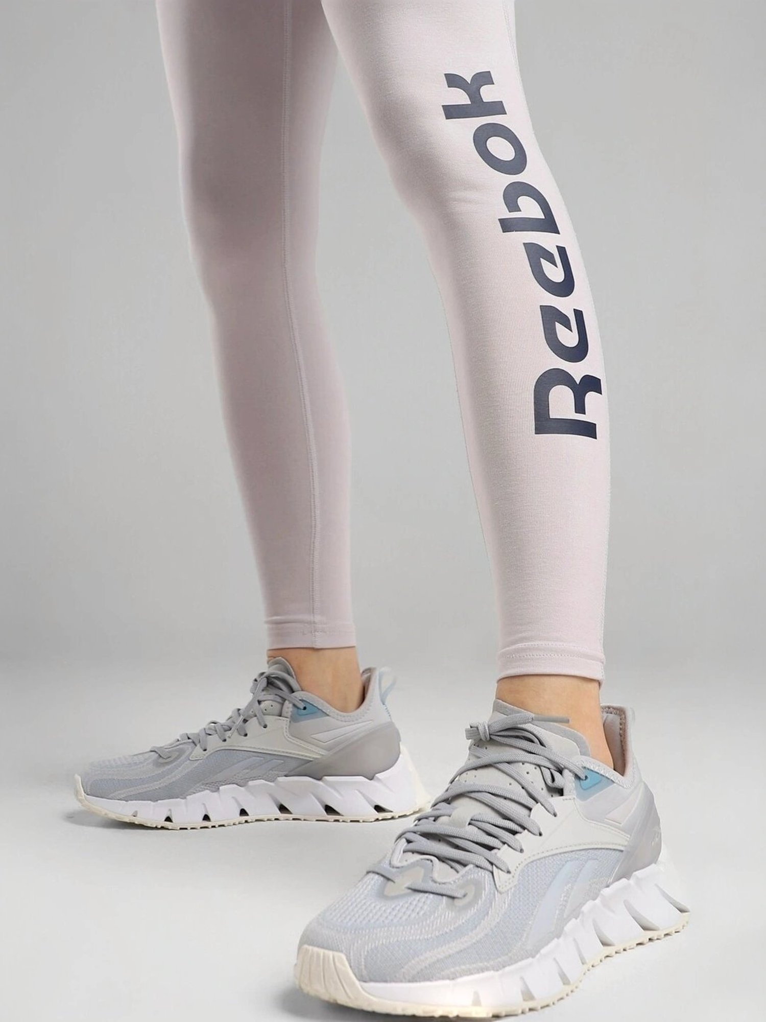KENDALL + KYLIE White Printed Sports Tights