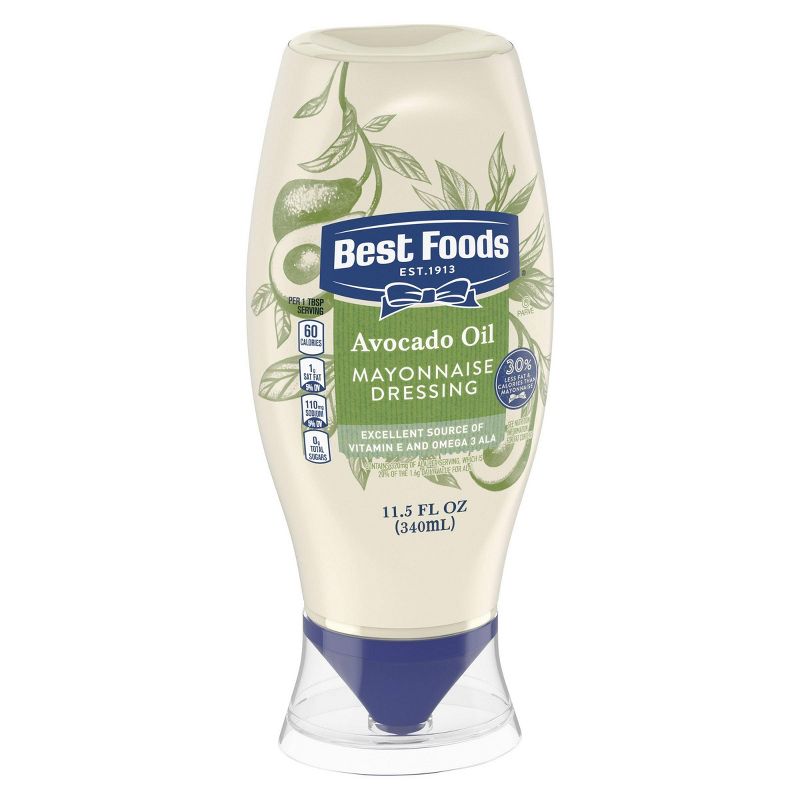 Best Foods Squeeze Bottle Avocado + Lime Mayonnaise Dressing - 11.5oz