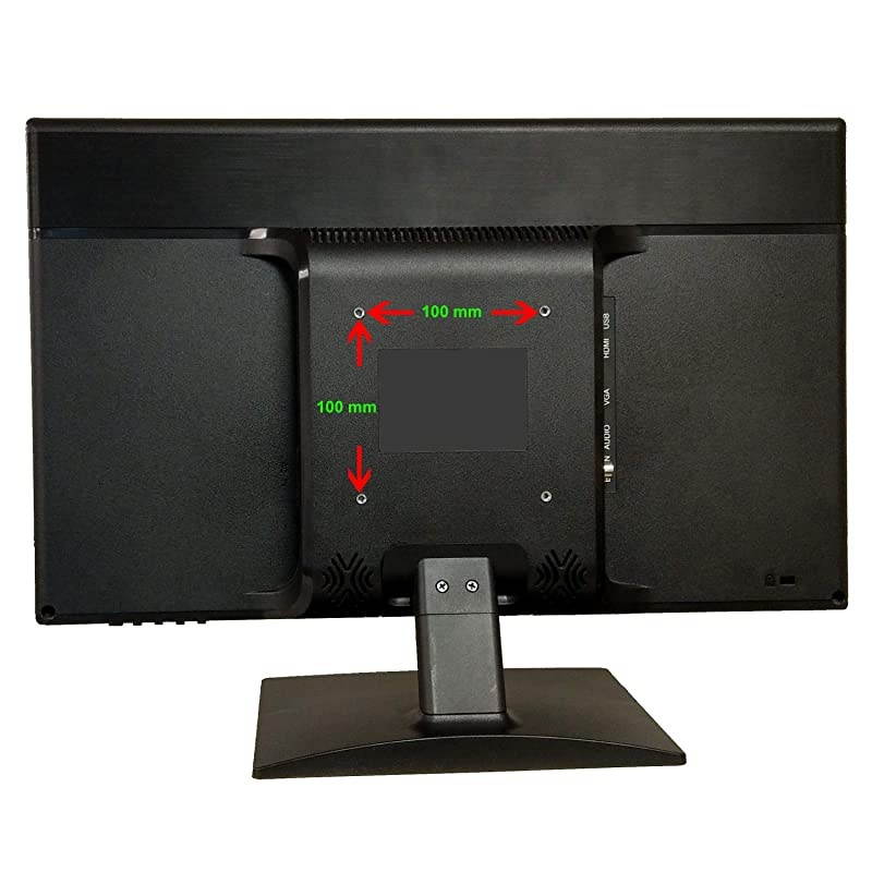 Security 185 HD LCD Security Monitor HDMI VGA amp BNC Input Build in Speaker Audio Video Display Computer PC monitor for CCTV DVR Home Office Surveillance Optional Mount