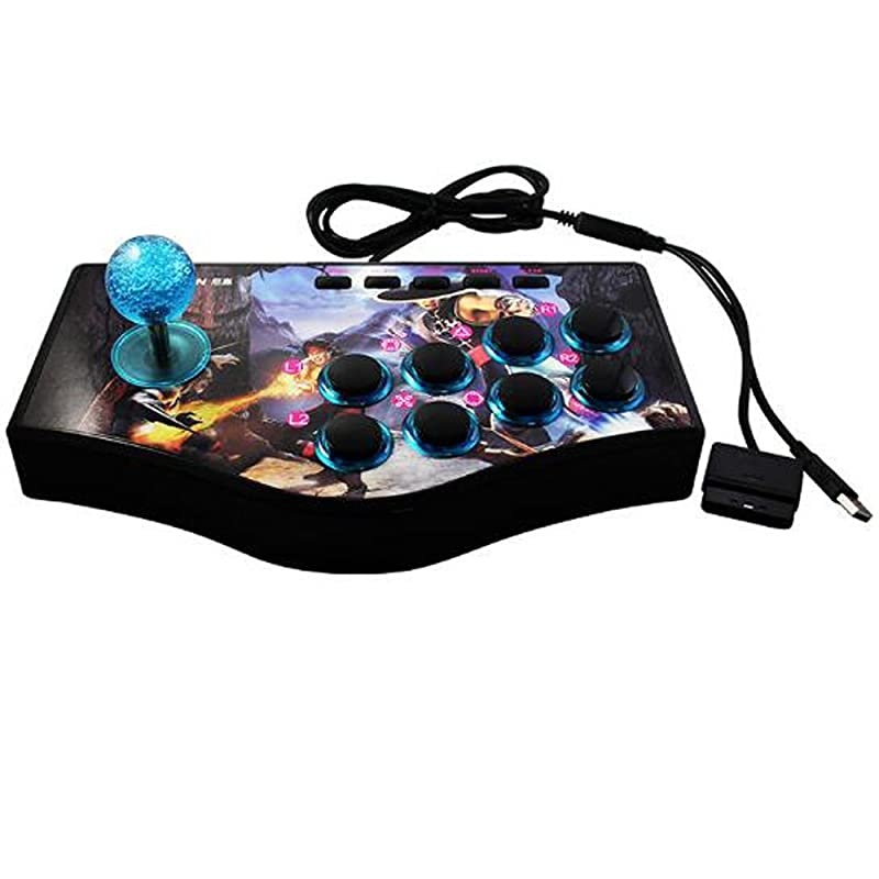 3 in 1 Arcade Fight Stick Fighting Joystick Game Controller for PC PS3 Android TV BoxRaspberry PiRetro Pie