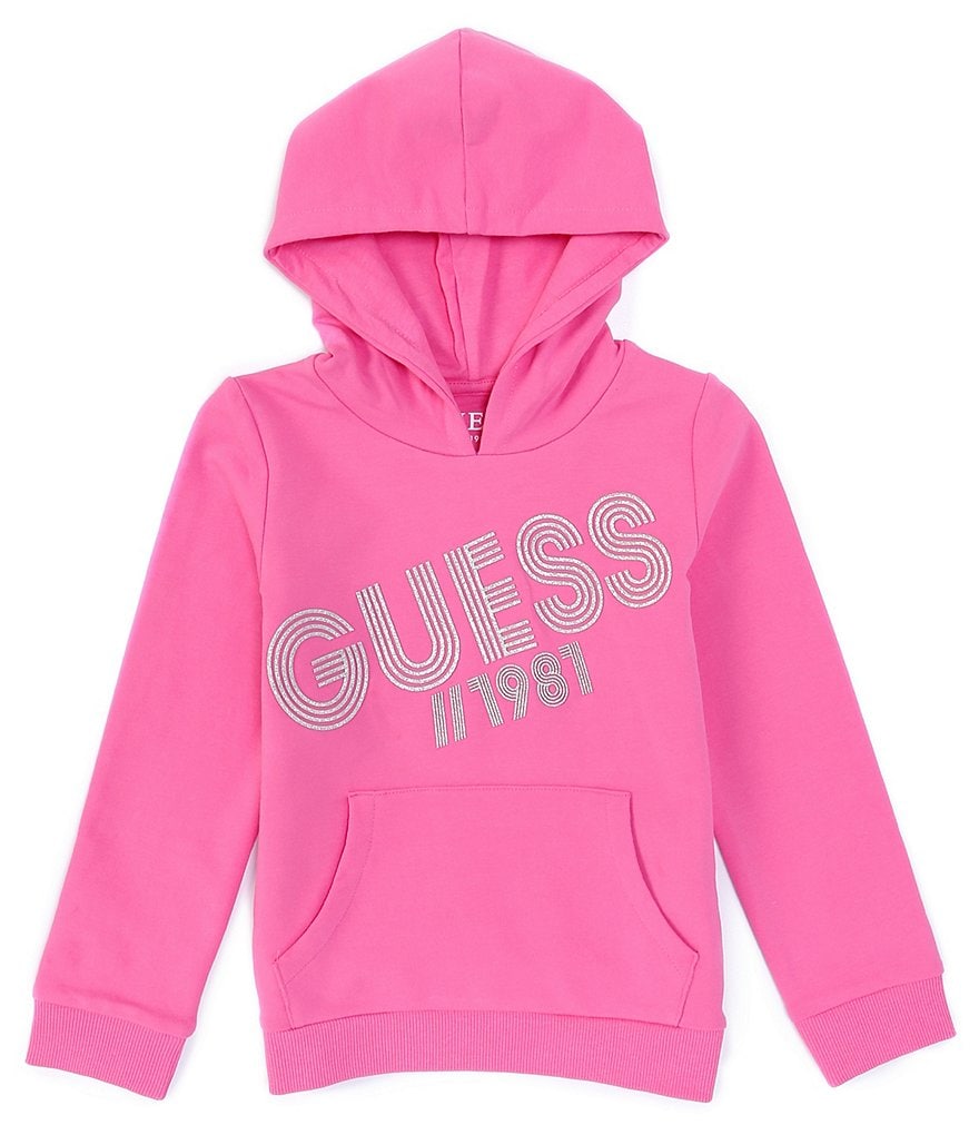 Flapdoodles Little Girls 2T-6X Long Sleeve Stripe Hoodie