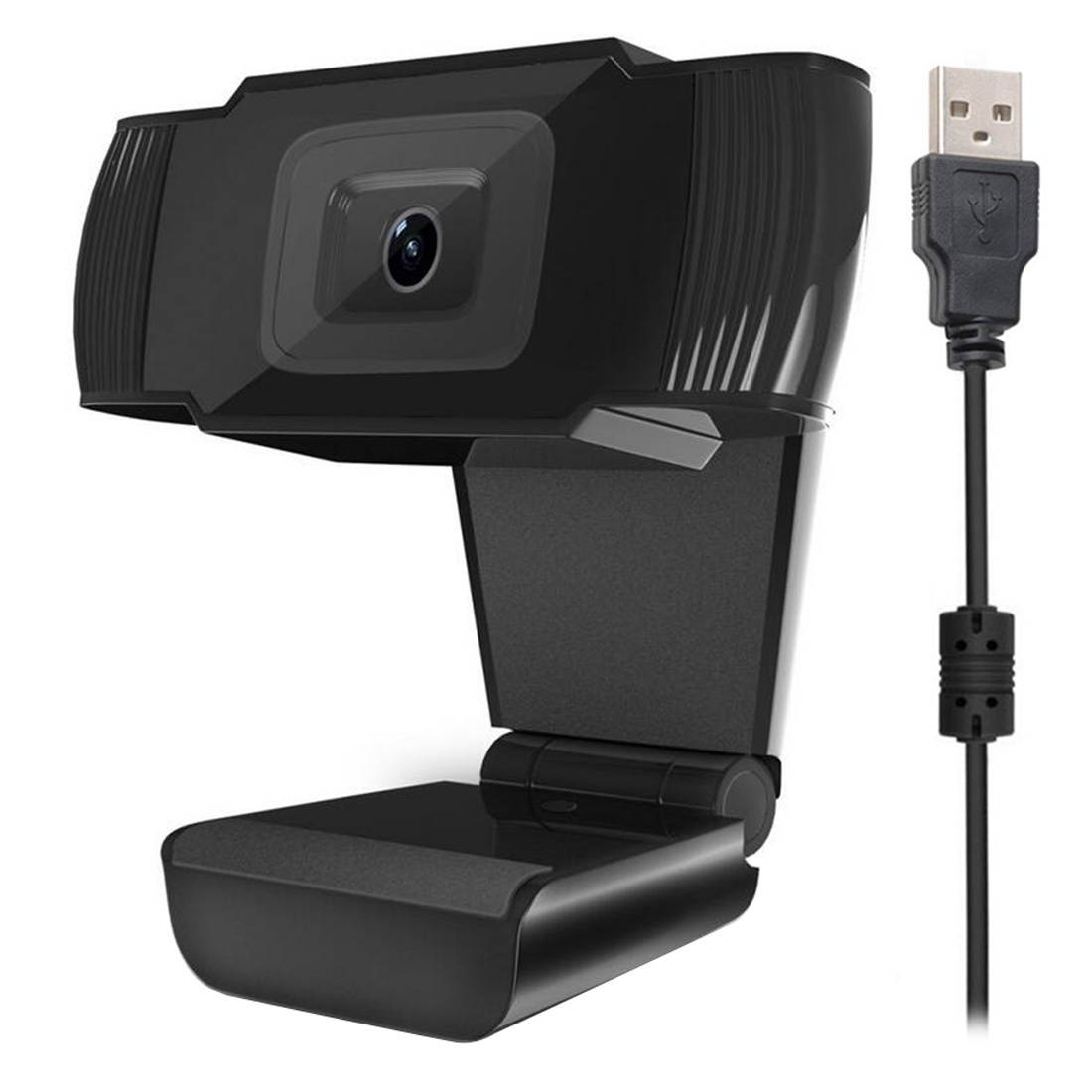 HXSJ A870 480P Pixels HD 360 Degree WebCam USB 2.0 PC Camera with Microphone for Skype Computer PC