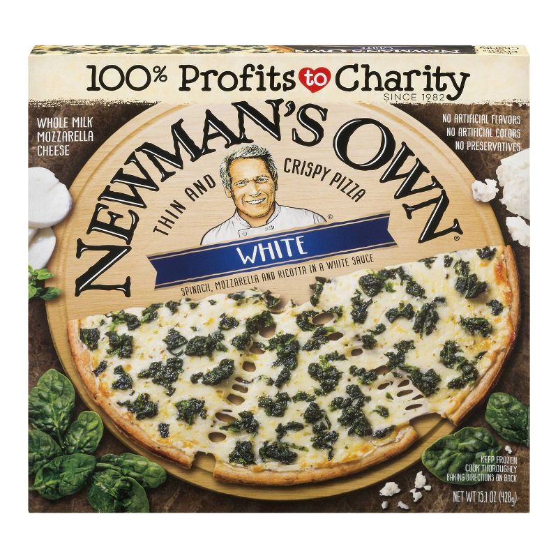 Newman's Own White Thin Crust Frozen Pizza - 15.1oz