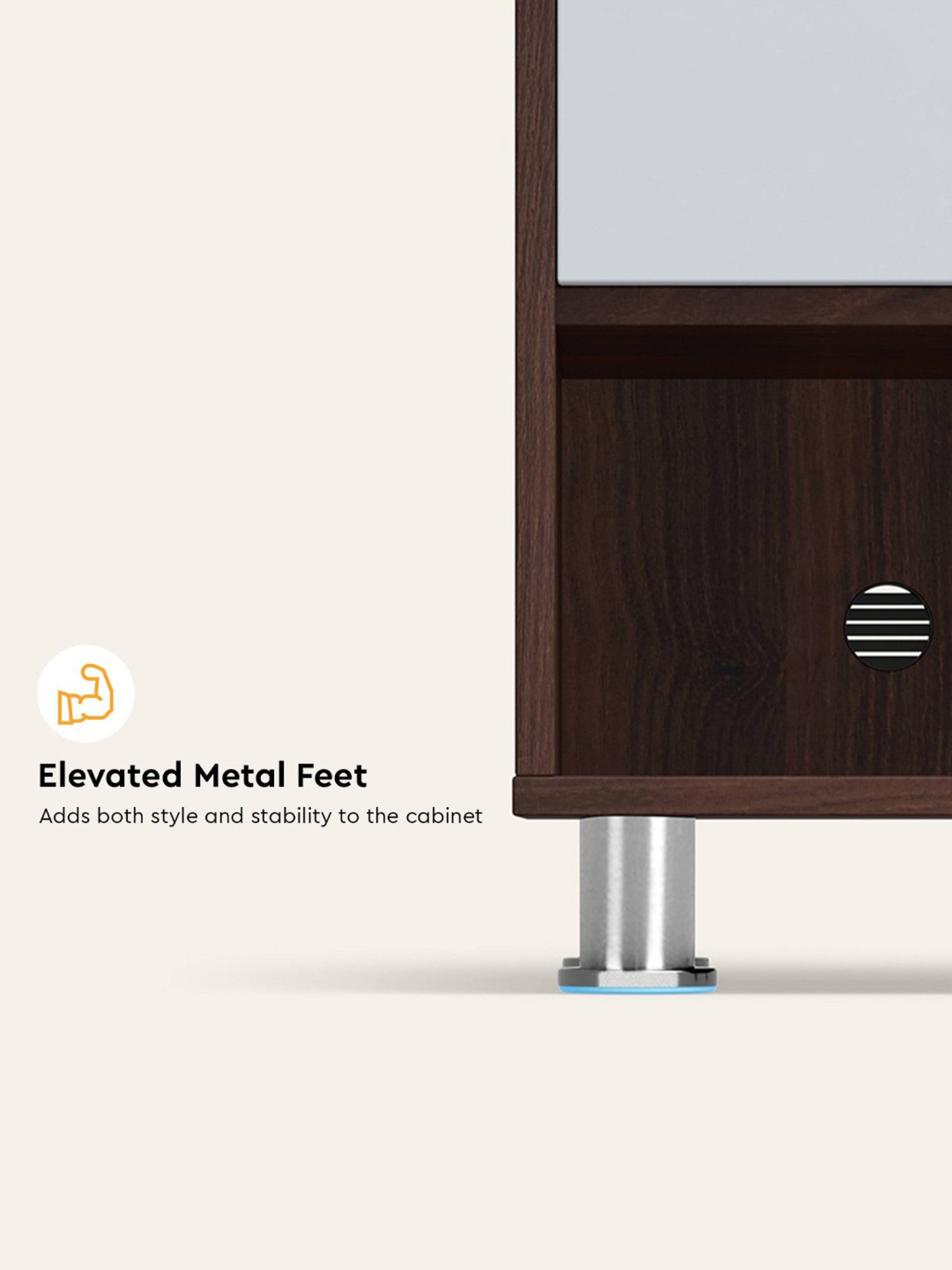 Godrej Interio Ewa Brown Engineered Wood Shoe Rack