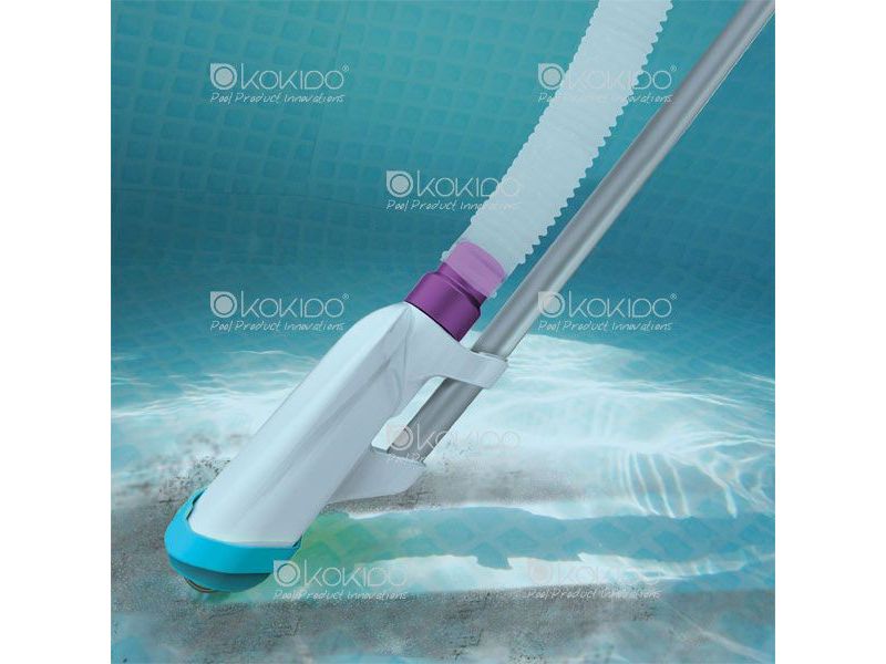 Intex 10ft x 30in Metal Frame Swimming Pool with Filter Pump Kokido B-VAC Vacuum