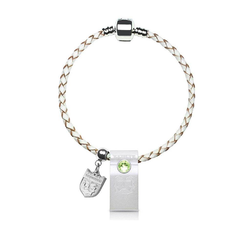 TOPMORE ZJ-S Series USB3.0 Encryption Security Flash Drive decorated with leather braided bracelet Flash Disk Fashion High speed Memory Stick (16GB, Green)