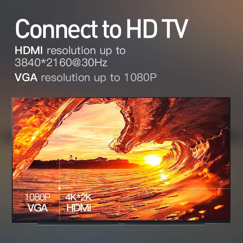 USB C Hub, Hannord 9-in-1 USB C Hub Adapter, with 4K HDMI, USB-C 100W Power Delivery, Ethernet Port, 1080P VGA, 3 USB-A 3.0 5Gbps Data Port, microSD SD Card Reader for MacBook Air, MacBook Pro, XPS