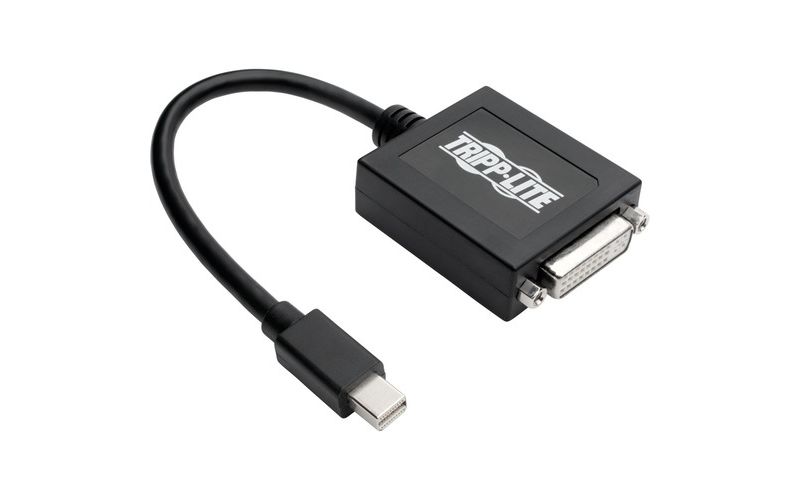 Tripp Lite Keyspan Mini DisplayPort to DVI Adapter Converter mDP to DVI M/F 6in 6"