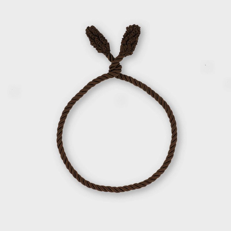 6pk 18in Christmas Garland Twist Ties Brown - Haute Décor