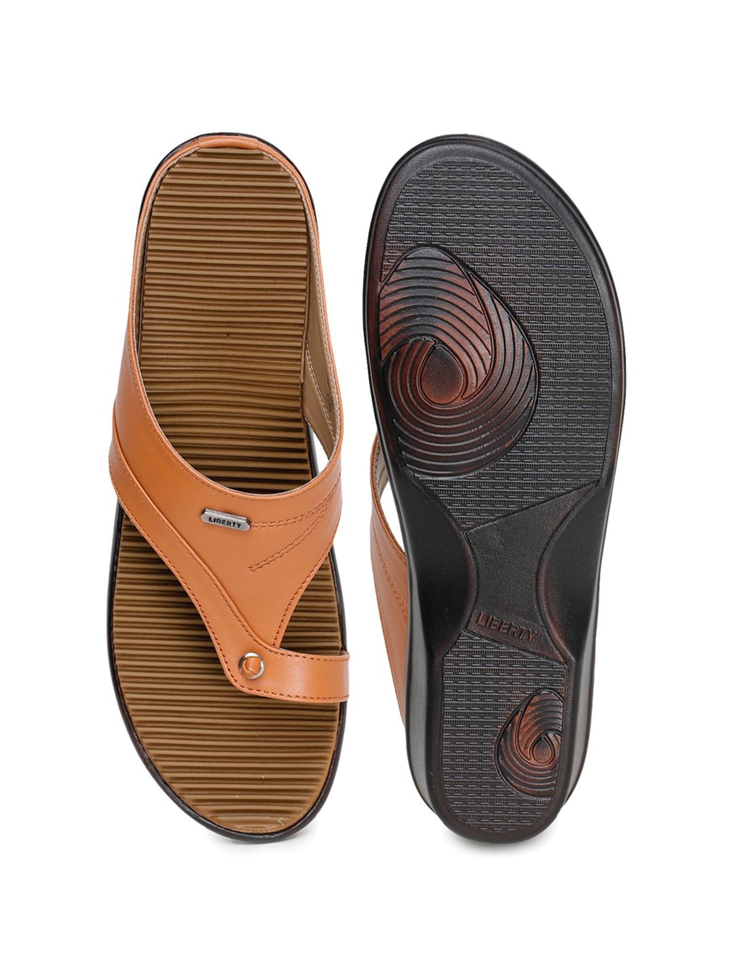 Liberty Tan Toe Ring Wedges