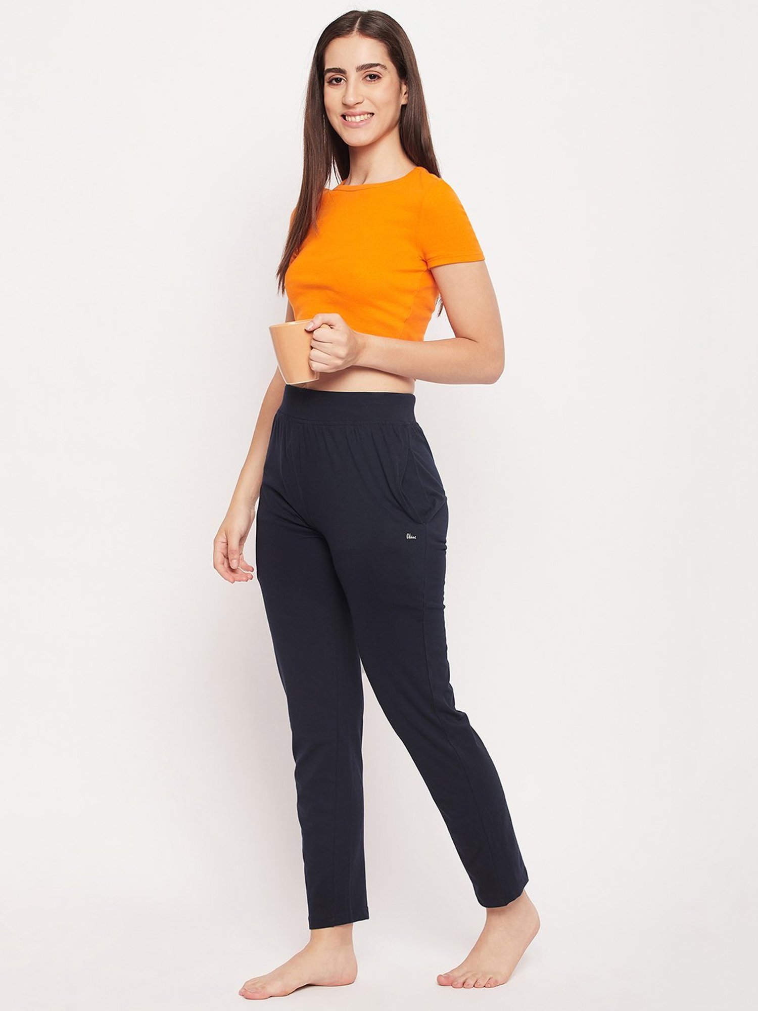 Okane Navy Mid Rise Lounge Pants