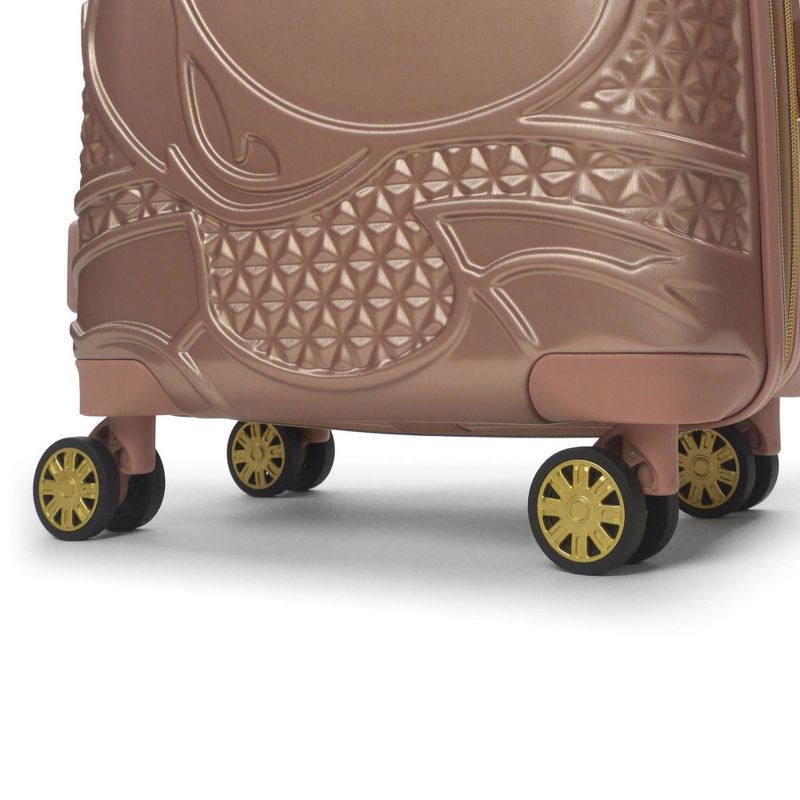 FUL Disney Mickey Mouse Textured 25" Hardside Rolling Suitcase - Rose Gold