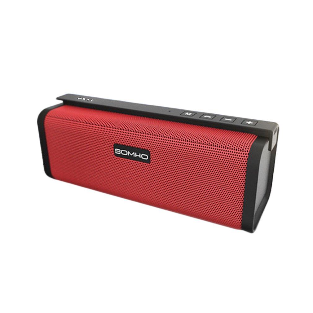SOMHO Mini Bluetooth Loud Speaker with 2 Horn Stereo Hands Free Subwoofer S311