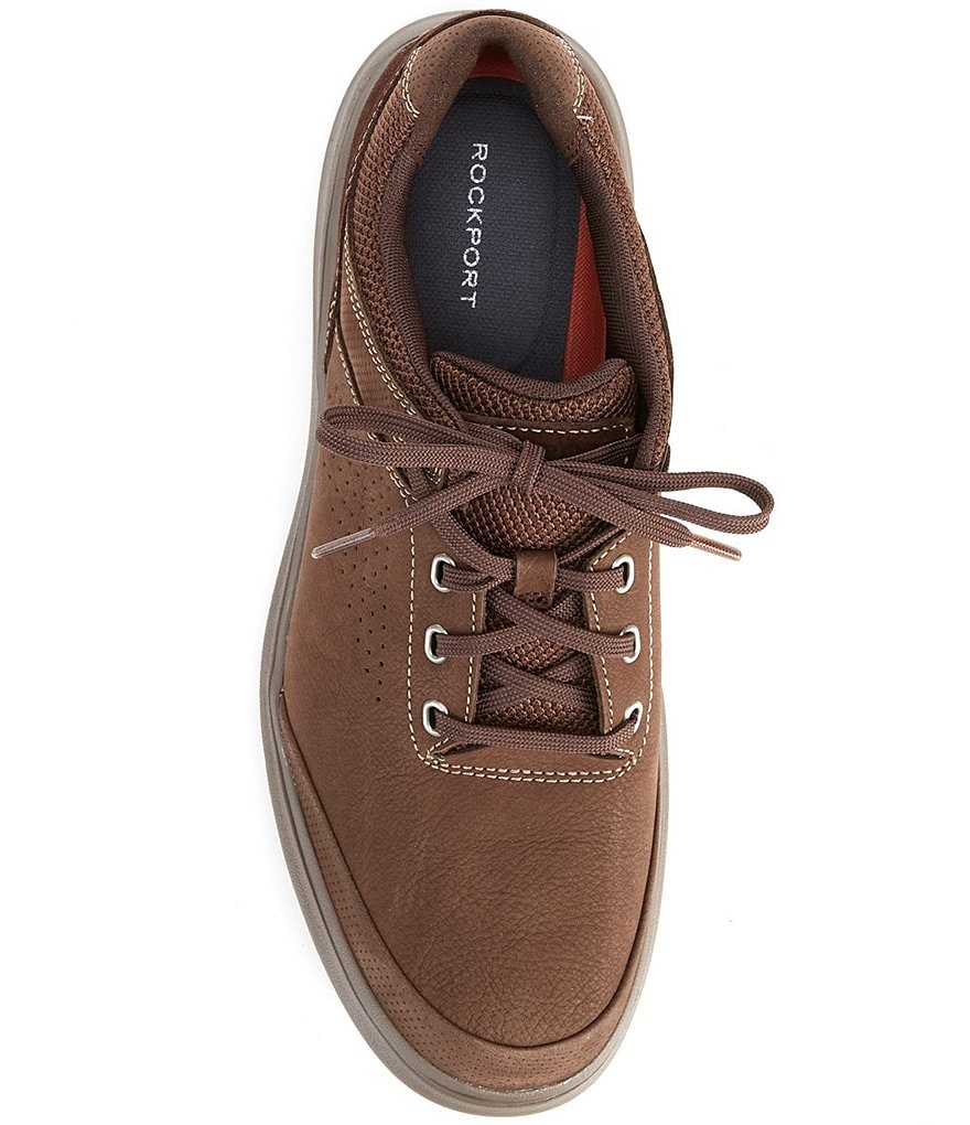 Rockport Men's Zaden UBal Suede Embossed Lace-Up Oxfords