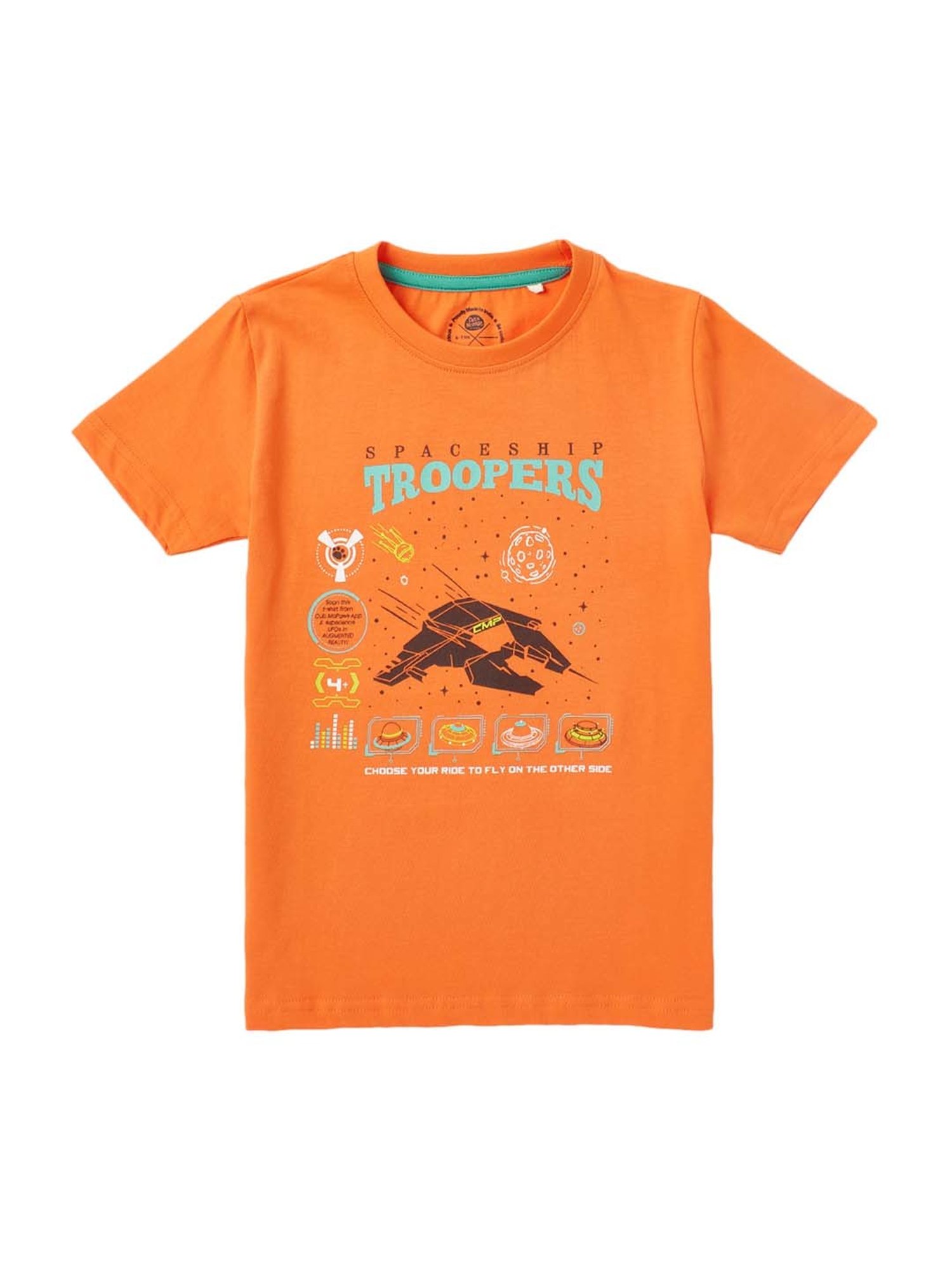 Cub McPaws Kids Multicolor Cotton Printed T-Shirt (Pack of 3)