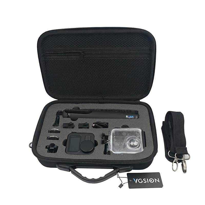 Hard Shell Bag Carrying Case for GoPro Max with Shoulder Belt