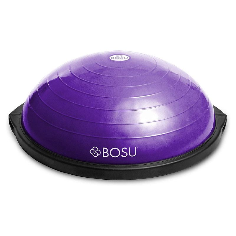 Bosu 72-10850 Home Gym Equipment The Original Balance Trainer 65 cm Diameter, Black and Purple