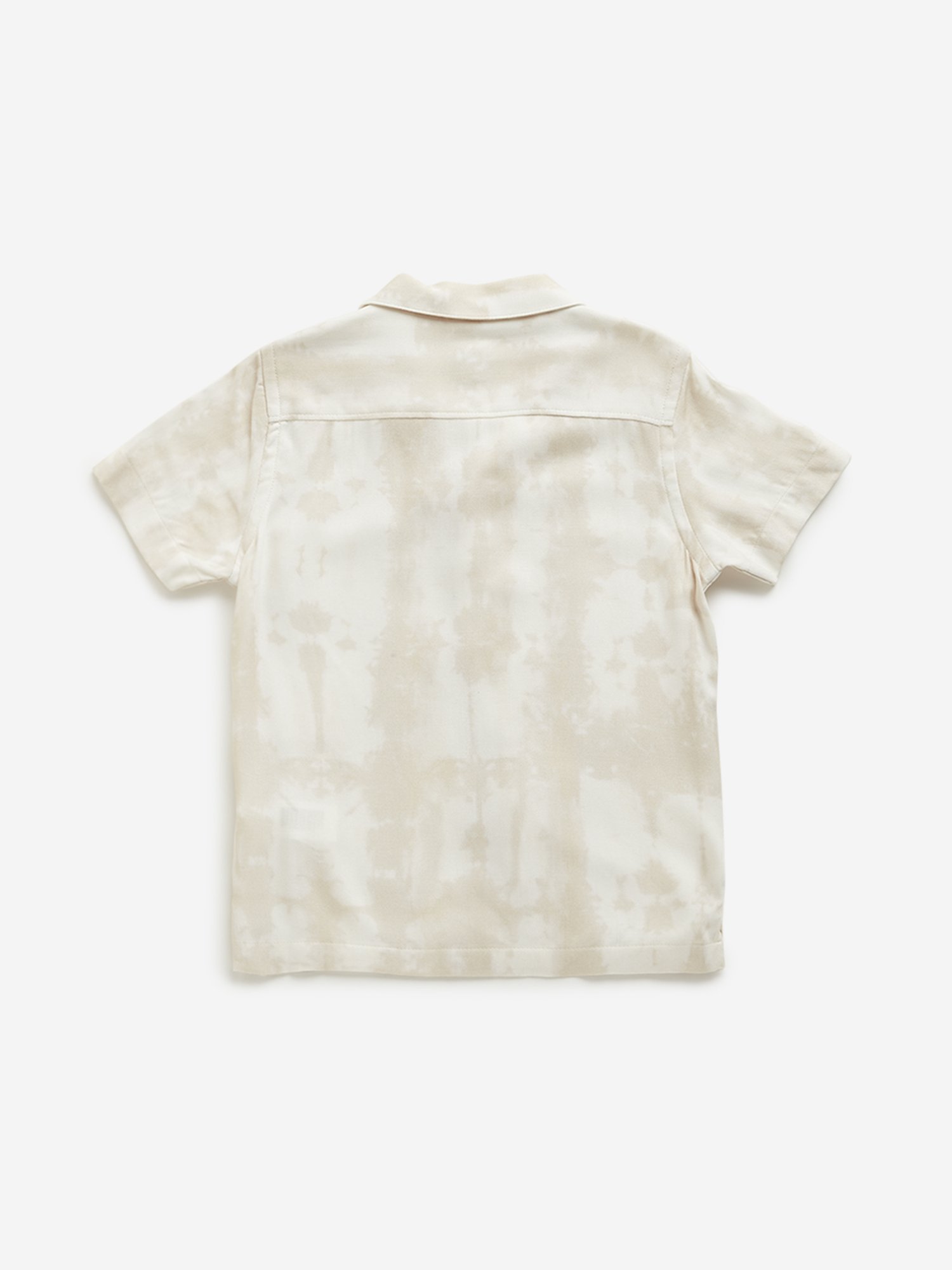 HOP Kids by Westside Off-White Abstract Shirt