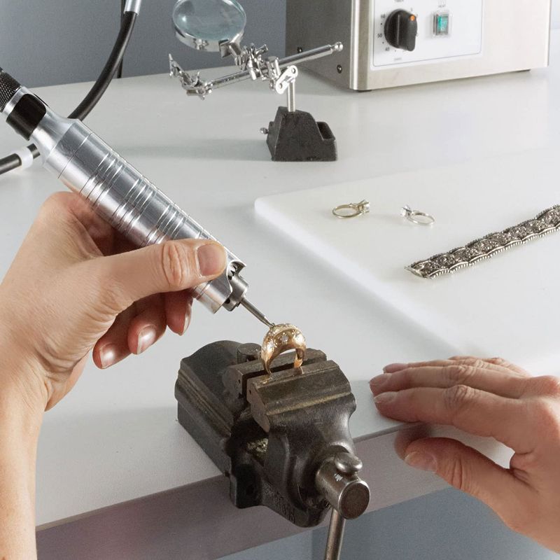 Dremel 9100-21 Fortiflex 2.5 Amp Heavy Duty Flex Shaft Rotary Tool Kit with 21 Accessories for Home Improvement, DIY, Crafts, and Woodworking