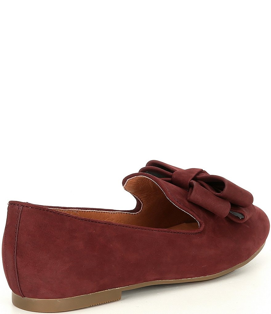 Gentle Souls Eugene Nubuck Ribbon Bow Loafers