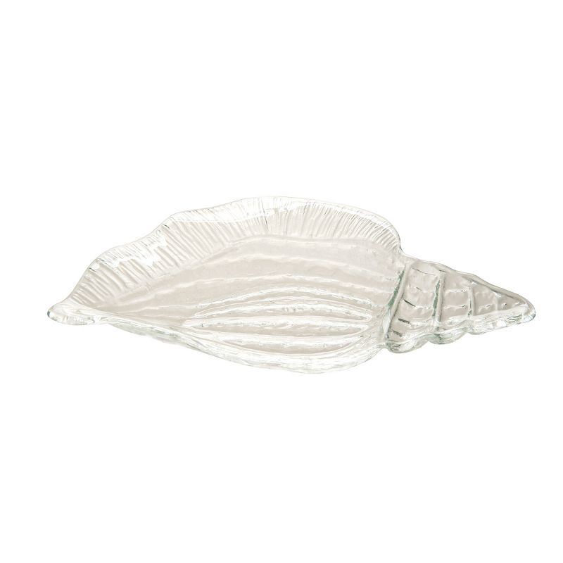 C&F Home Clear Conch Shell Plate