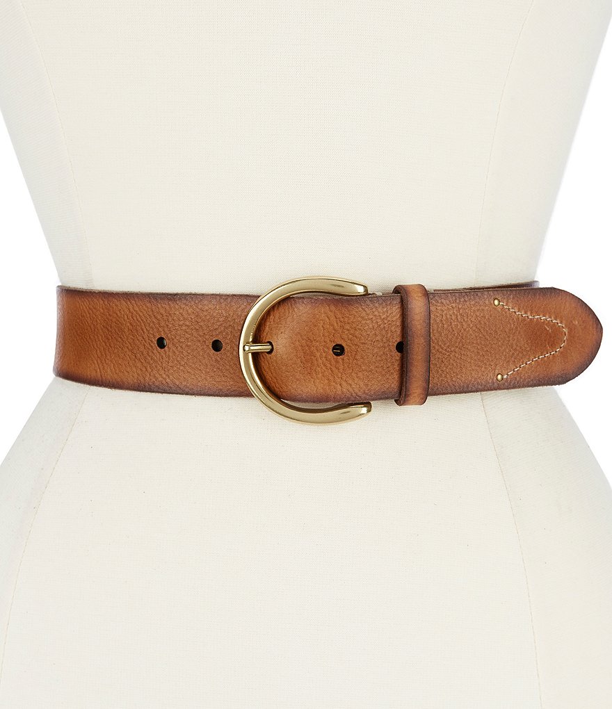 Women's Leopard Print Faux Hair Belt - Universal Thread™ Brown 2X