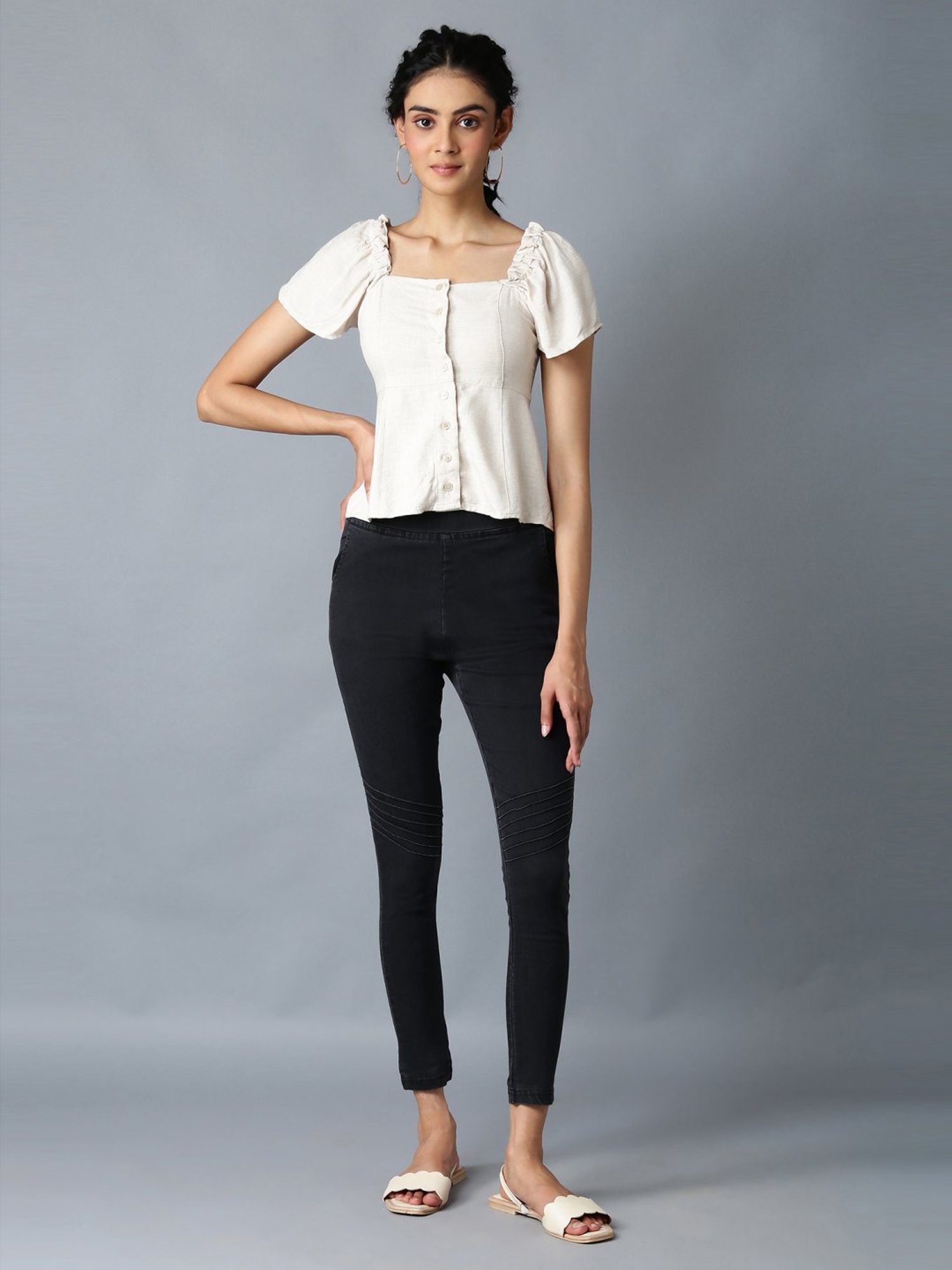 Elleven from Aurelia Black Jeggings