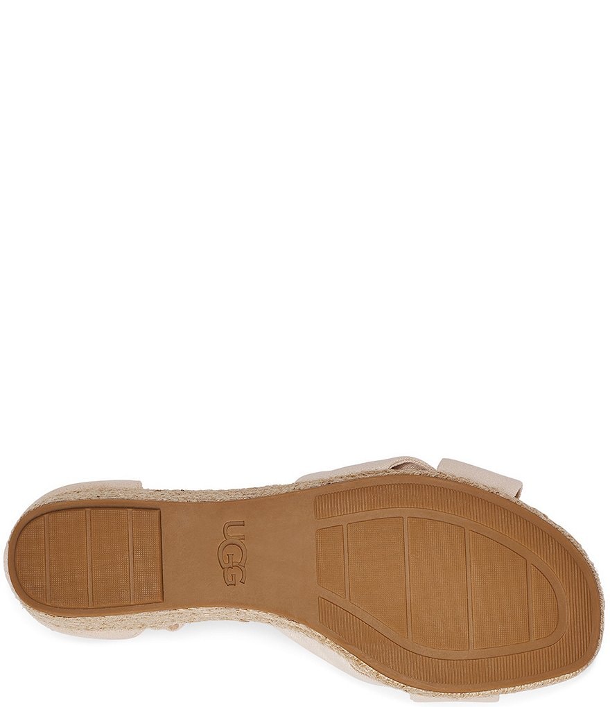 UGG&reg; Yarrow Canvas Suede Espadrille Wedges