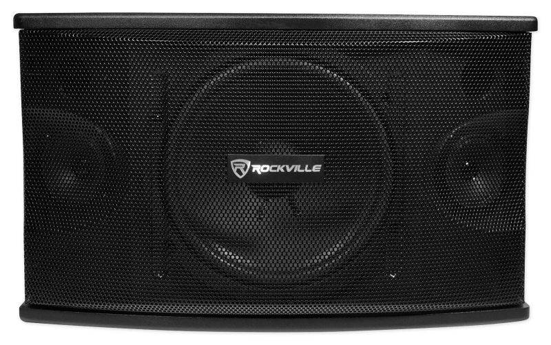 Pair   KPS10 10" 3-Way 1200 Watt Karaoke Speakers+Wall Brackets / MDF!