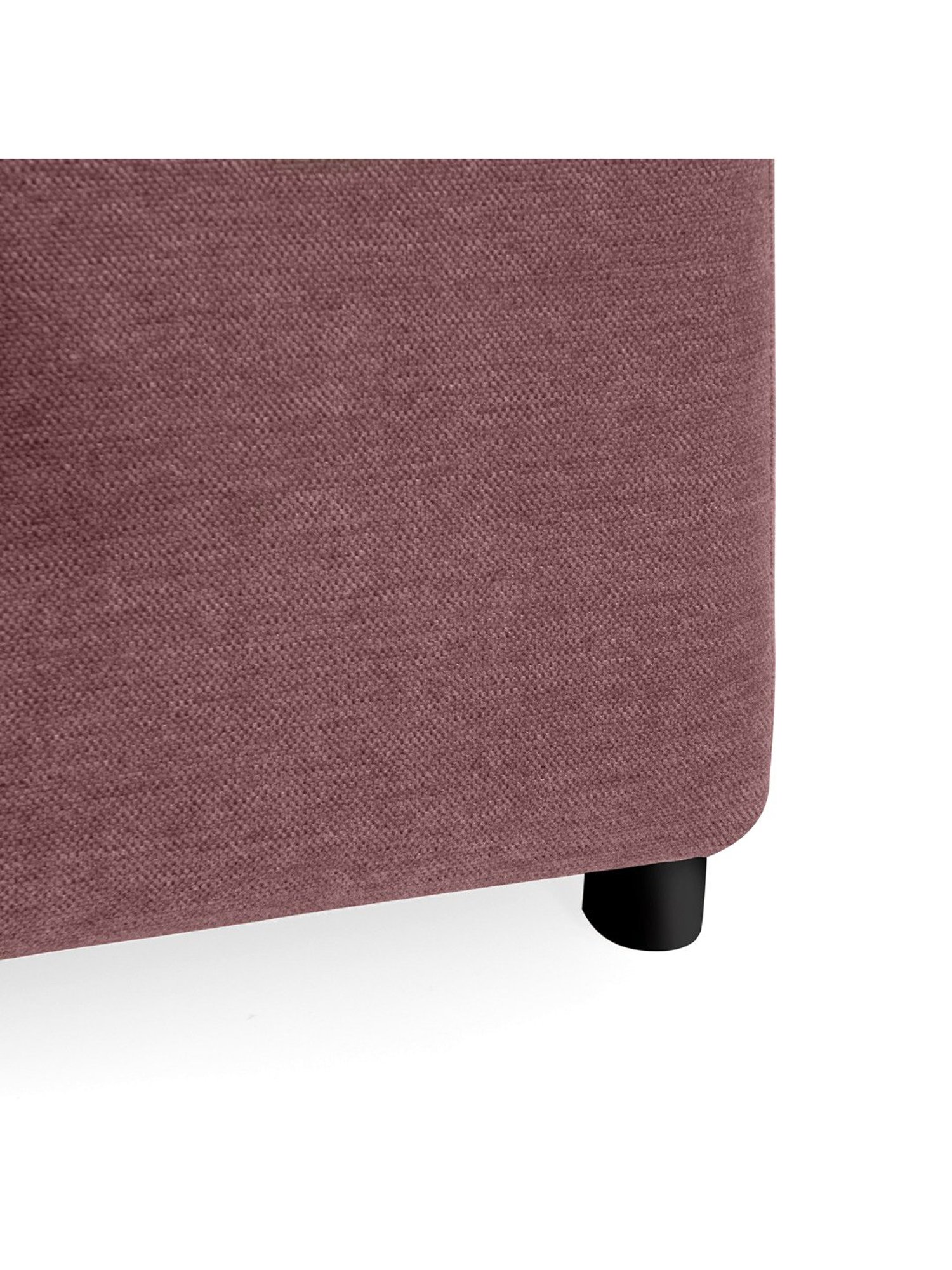 Duroflex Zivo Plus Pink Solid Wood Ottoman