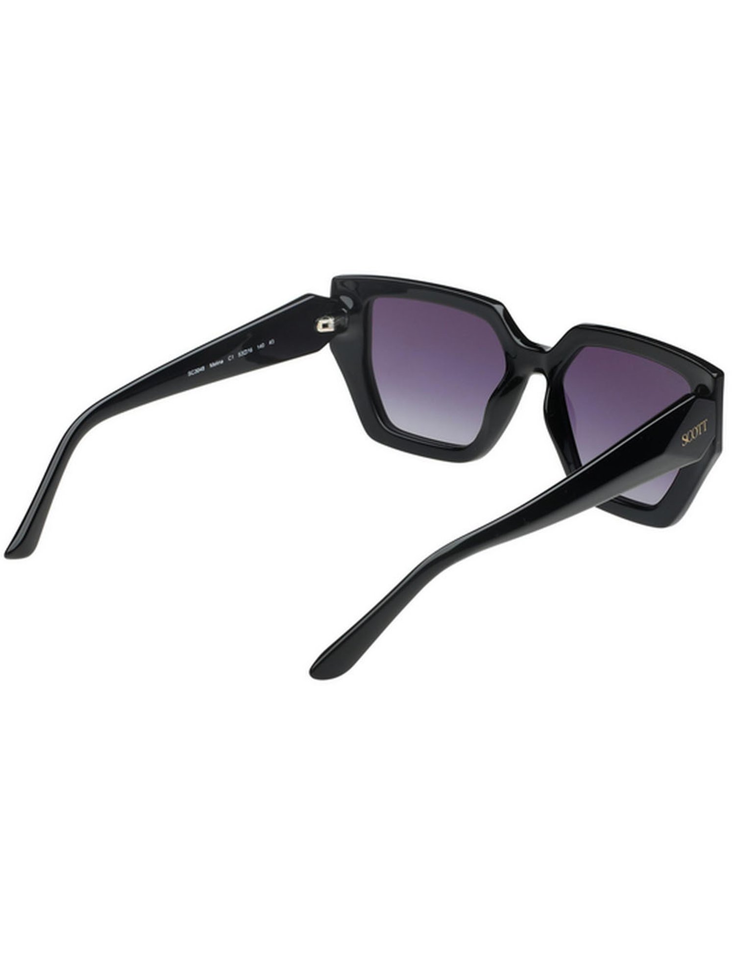 SCOTT Grey Square UV Protection Sunglasses for Women
