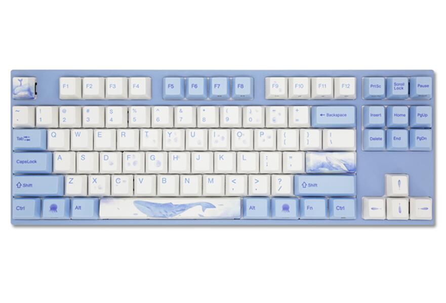 2, 60% Wired/Wireless Mechanical Keyboard (Kailh Box Brown Switch/White Case) - Full Keys Programmable - True RGB Backlit - Tap Arrow Keys - Double Shot PBT Keycaps - NKRO - 1900mAh Battery