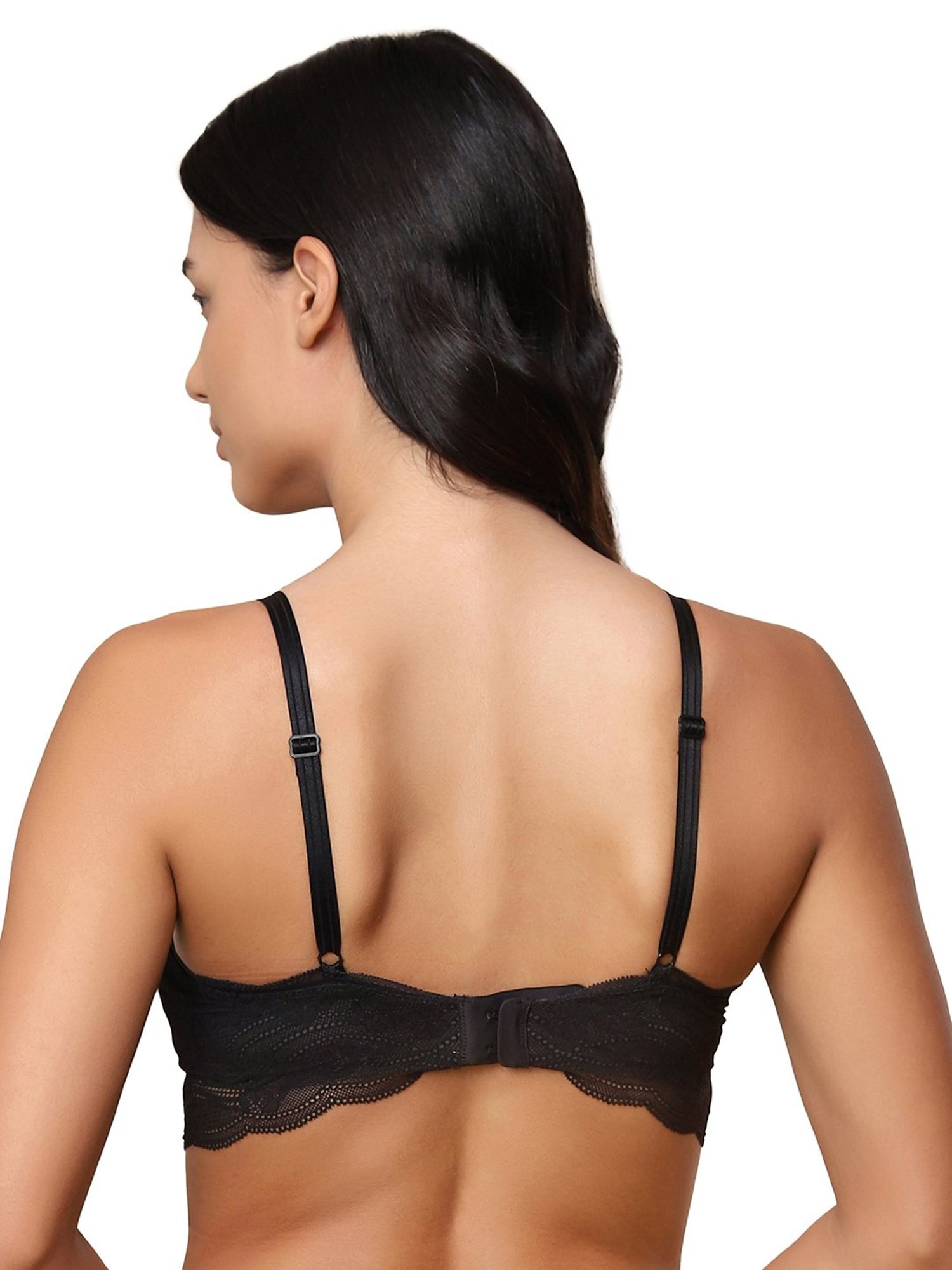 Triumph Black Lace Full Coverage T-Shirt Bra