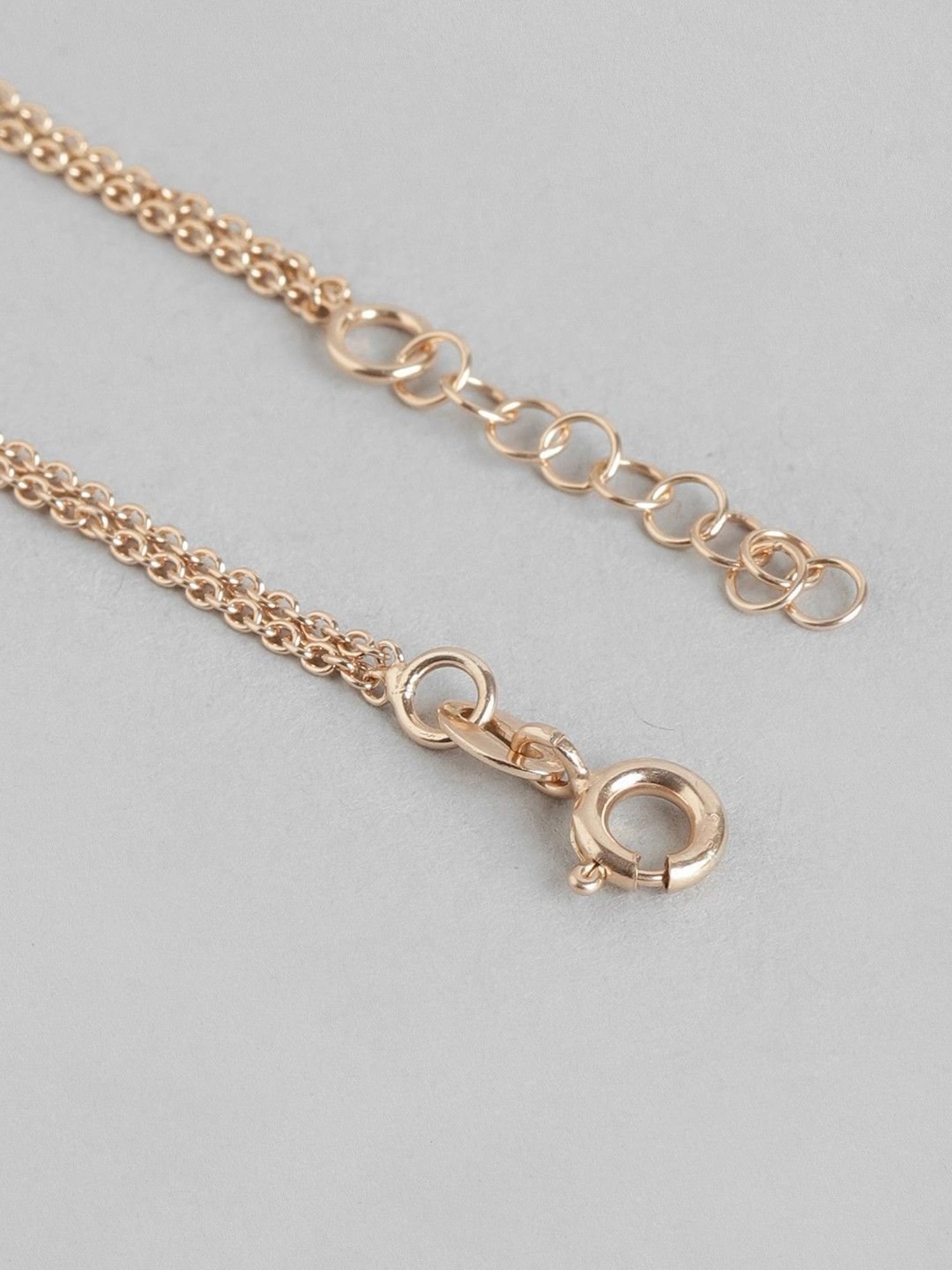 Zavya 92.5 Sterling Silver Heart Anklet for Women