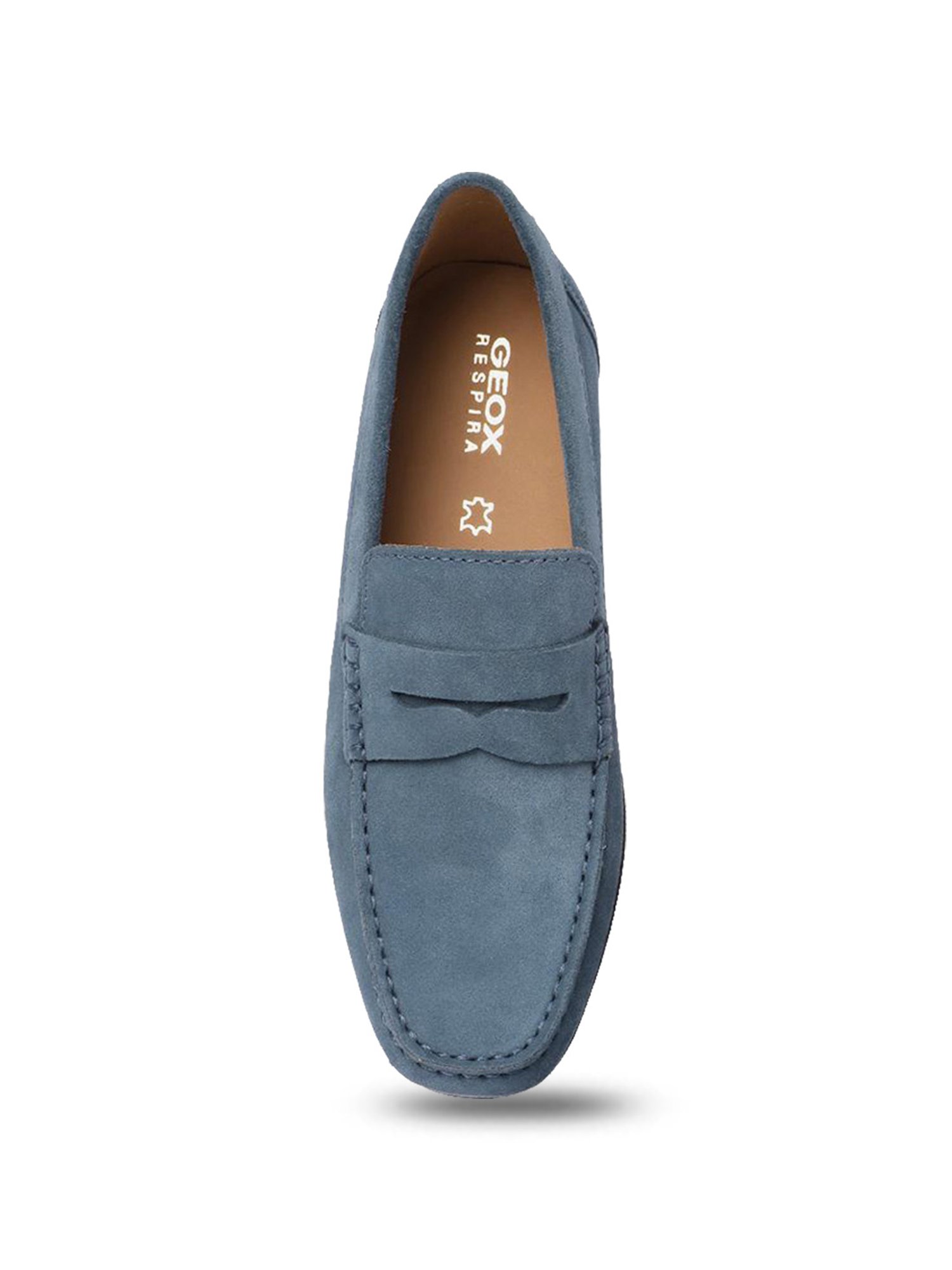 Geox Men's Kosmopolis Plus Grip Avio Blue Loafers