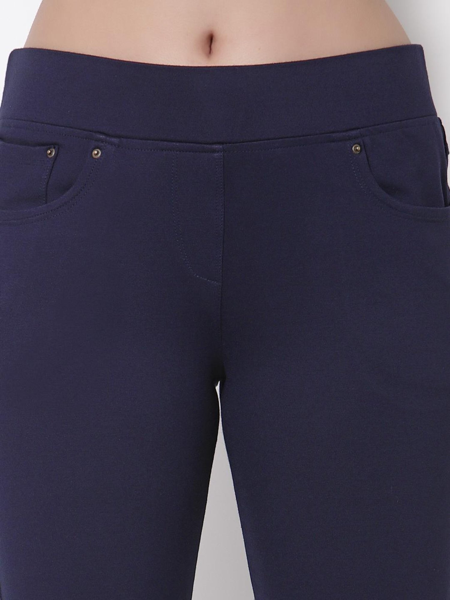 Westwood Navy Bootcut Trousers