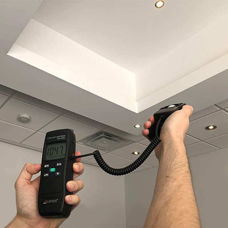 Meter LM50KL Measures LuxFc LEDFluorescent Industrial Household and Photography Calibration Certificate Included