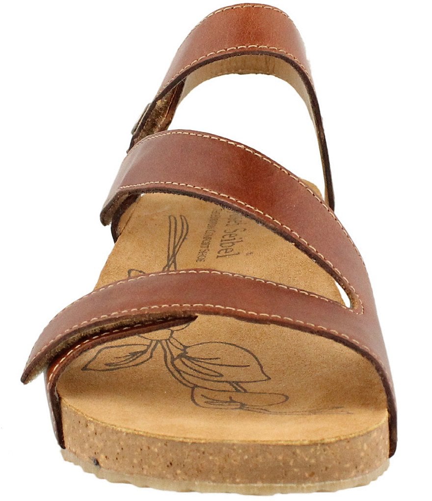 Josef Seibel Tonga 25 Leather Wedge Sandals