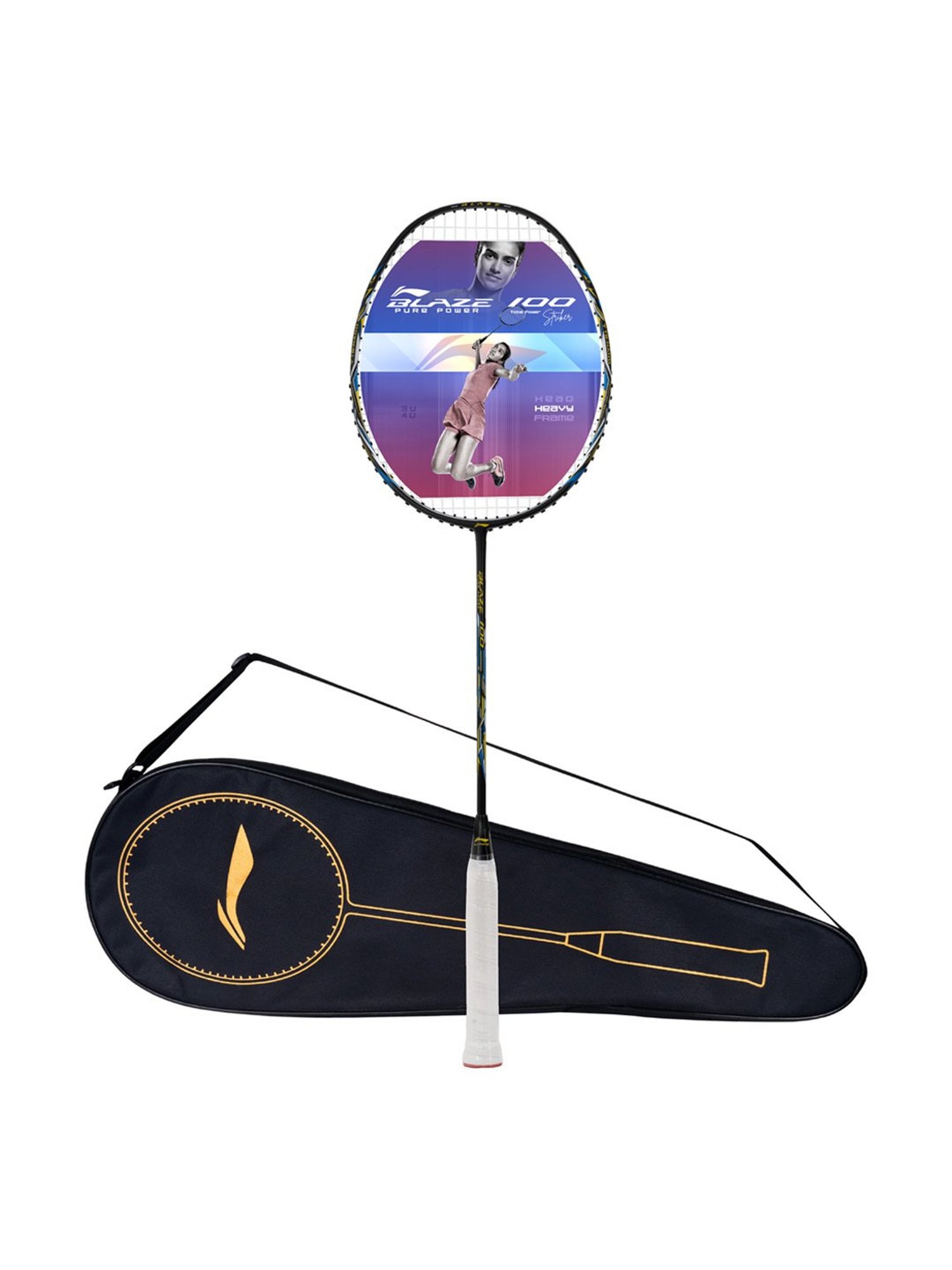 Li-Ning Blaze 100 Badminton Racket (Blue) Size - Medium