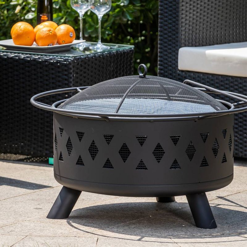 Heavy Duty Wood Burning Fire Pit 28" - Legacy Heating