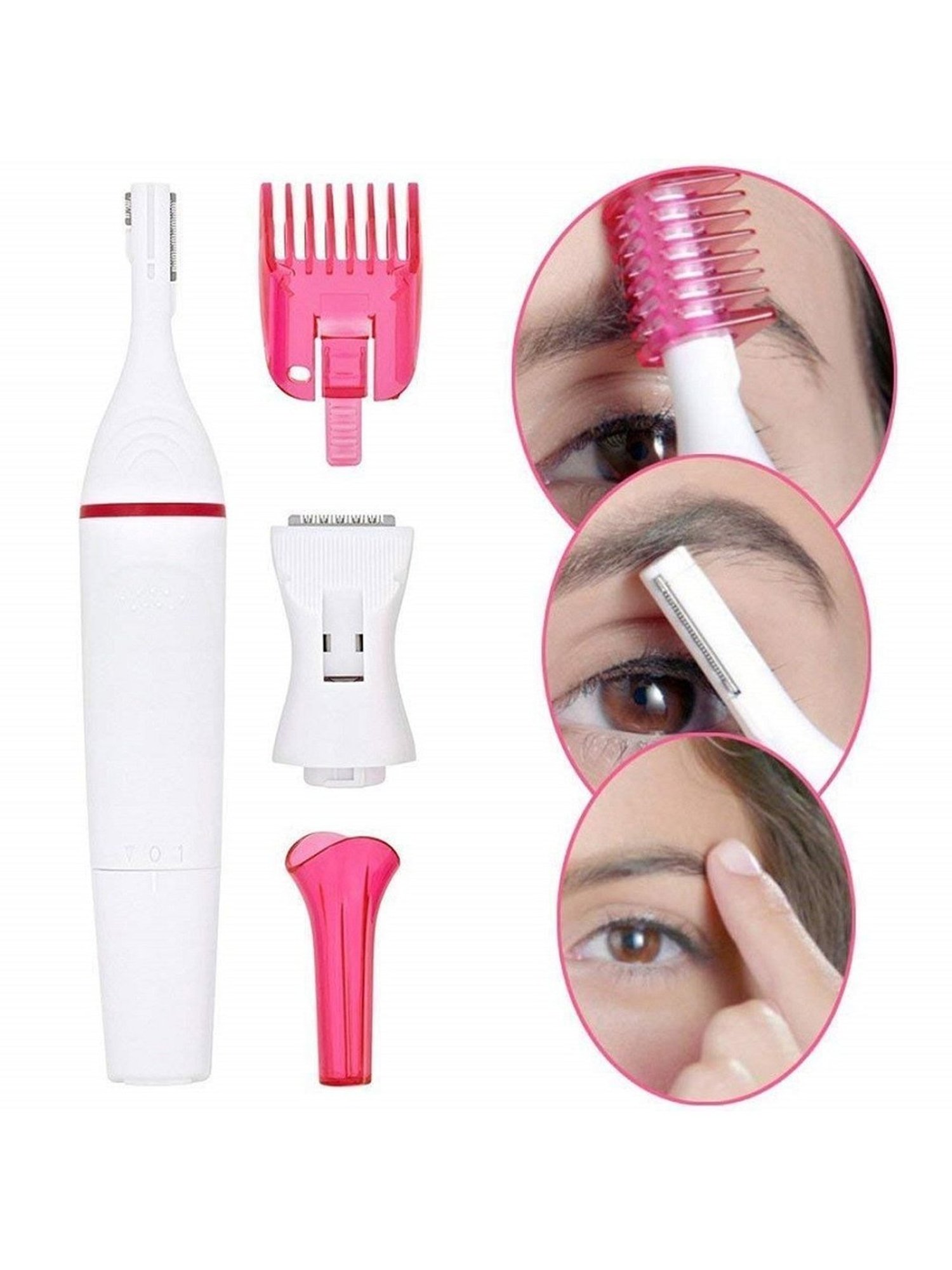 Bronson Professional Sweet Touch Sensitive Electric Bikini & Eyebrow Trimmer for Women