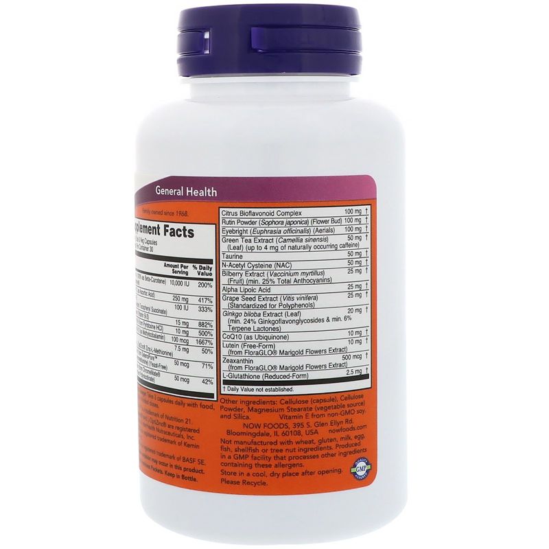 Now Foods Clinical Strength Ocu Support, 90 Veg Capsules, Dietary Supplements