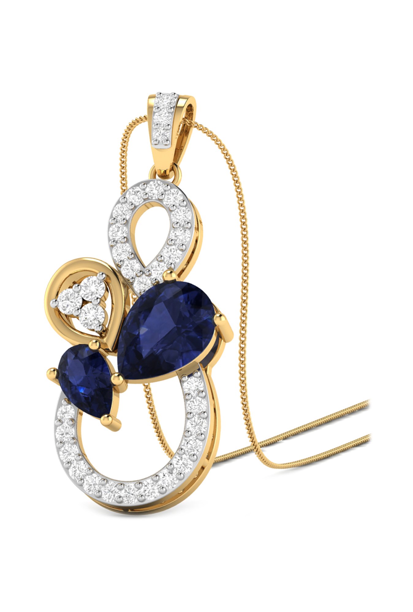 PC Jeweller Jaladhi 22 kt Gold Pendant without Chain