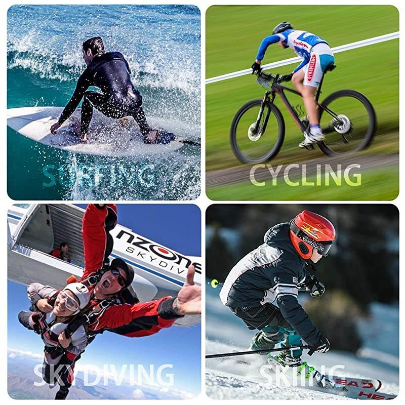 60m Waterproof Housing Case for GoPro Hero 8 Black Diving Protective Housing Shell with Bracket Accessories for Go Pro Hero8 Action Came Rubber Material Pins Protect The Power Botton