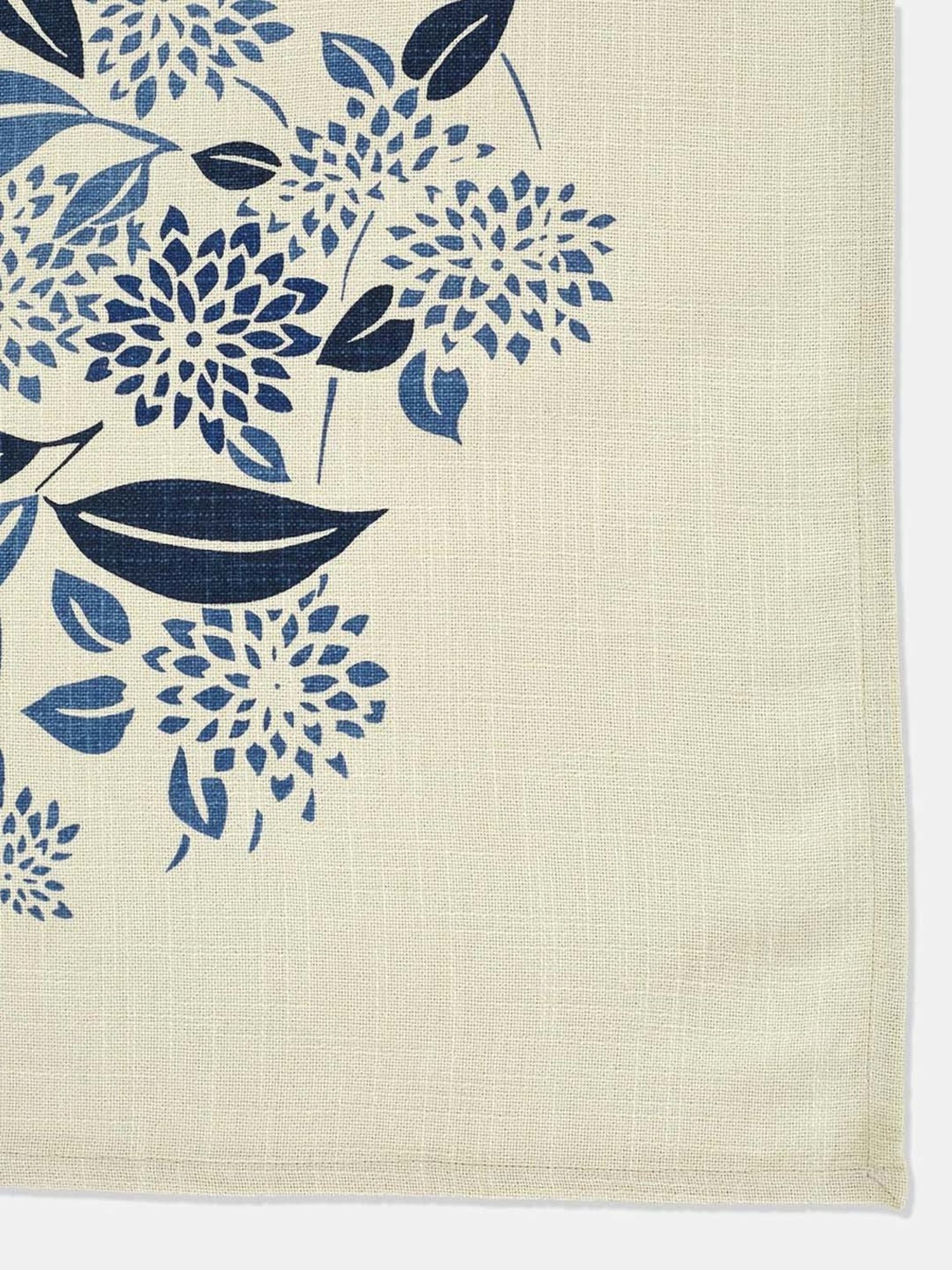 Fabindia Neer Blue Cotton Neer Table Cover