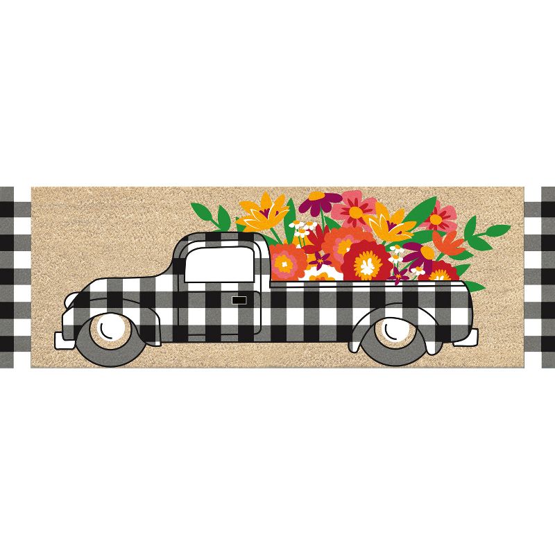 Evergreen Flag Plaid Truck Kensington Switch Mat