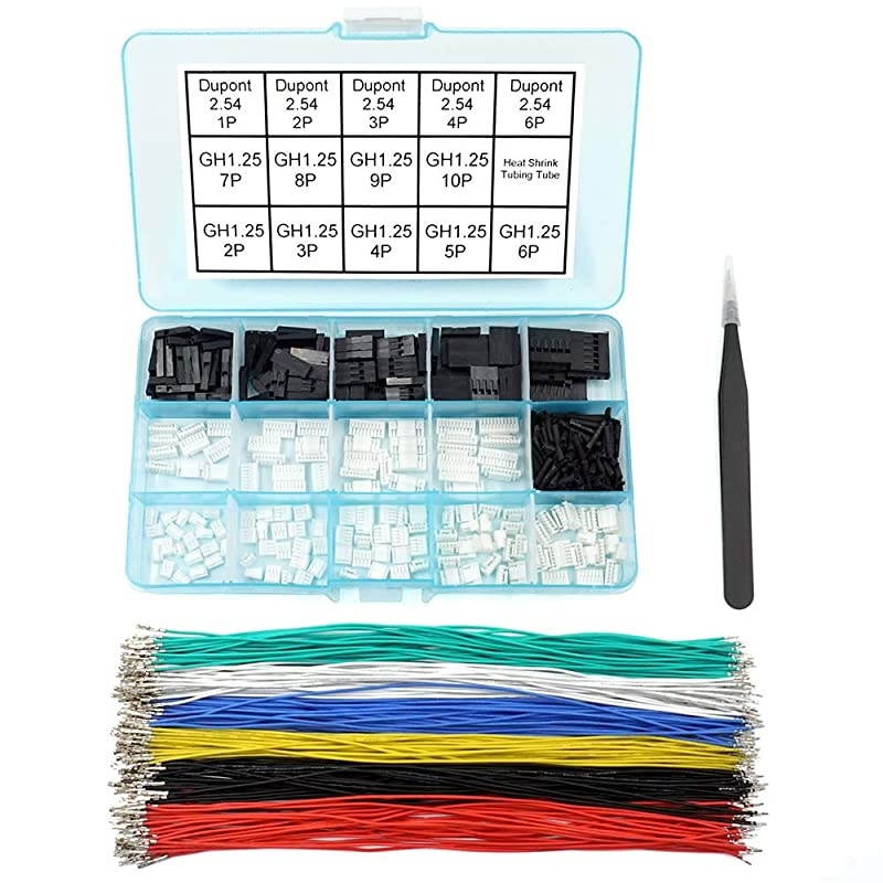 to Dupont254 PreCrimped Cables and Connectors for Pixhawk4 Pixhawk2 Pixhack Pixracer PXFmini 20cm Silicone Wire